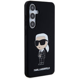 Husa de protectie Karl Lagerfeld Silicone (KLHCS24MSNIKBCK) compatibil cu Samsung Galaxy S24 Plus, Ikonik