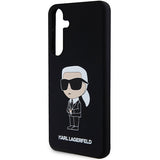 Husa de protectie Karl Lagerfeld Silicone (KLHCS24MSNIKBCK) compatibil cu Samsung Galaxy S24 Plus, Ikonik