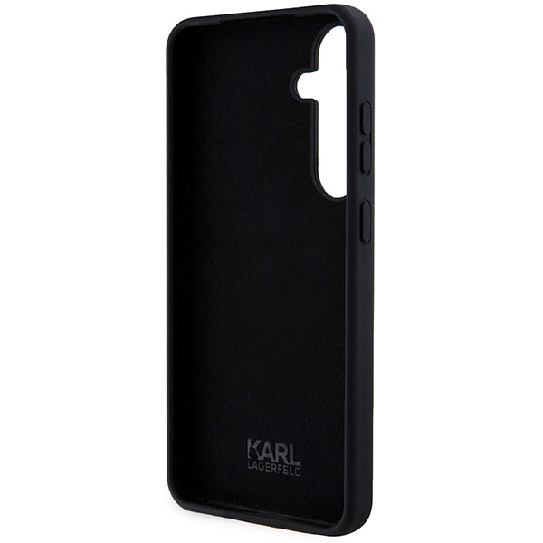 Husa de protectie Karl Lagerfeld Silicone (KLHCS24MSNIKBCK) compatibil cu Samsung Galaxy S24 Plus, Ikonik