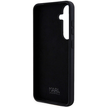 Husa de protectie Karl Lagerfeld Silicone (KLHCS24MSNIKBCK) compatibil cu Samsung Galaxy S24 Plus, Ikonik