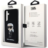 Husa de protectie Karl Lagerfeld Silicone (KLHCS24MSNIKBCK) compatibil cu Samsung Galaxy S24 Plus, Ikonik
