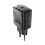 Incarcator Acefast (A104), USB-C, PD25W, GaN Technology, Fast Charging Compatibility, Negru