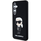 Husa de protectie Karl Lagerfeld Silicone (KLHCS24SSNIKBCK) compatibil cu Samsung Galaxy S24, Ikonik