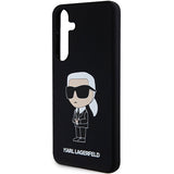 Husa de protectie Karl Lagerfeld Silicone (KLHCS24SSNIKBCK) compatibil cu Samsung Galaxy S24, Ikonik