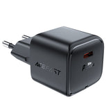 Incarcator Acefast (A77), Type-C, Mini GaN Charger, 30W, Power Delivery, Negru