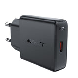 Incarcator Acefast (A65), Type-C, GaN Technology, 20W, Power Delivery, Negru