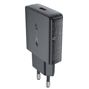 Incarcator Acefast (A65), Type-C, GaN Technology, 20W, Power Delivery, Negru