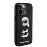 Husa de protectie Karl Lagerfeld Silicone (KLHCP15XSDHKCNK) compatibil cu iPhone 15 Pro Max, Karl&Choupette Head