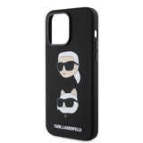 Husa de protectie Karl Lagerfeld Silicone (KLHCP15XSDHKCNK) compatibil cu iPhone 15 Pro Max, Karl&Choupette Head