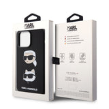 Husa de protectie Karl Lagerfeld Silicone (KLHCP15XSDHKCNK) compatibil cu iPhone 15 Pro Max, Karl&Choupette Head