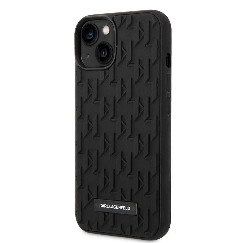 Husa de protectie Karl Lagerfeld 3D Design (KLHCP14MRUPKLPK) compatibil cu iPhone 14 Plus, Monogram