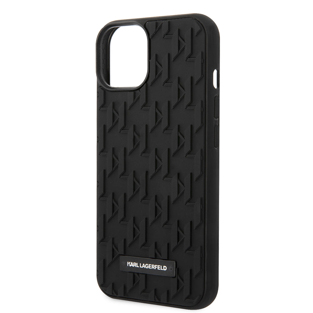 Husa de protectie Karl Lagerfeld 3D Design (KLHCP14MRUPKLPK) compatibil cu iPhone 14 Plus, Monogram