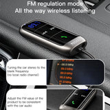 Gadget Yesido FM Modulator Bluetooth Car Receiver (YAU32), LED Display, TF Card, Negru