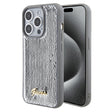 Husa de protectie Guess Sequin Script Metal (GUHCP15XPSFDGSS) compatibil cu iPhone 15 Pro Max, Argintiu