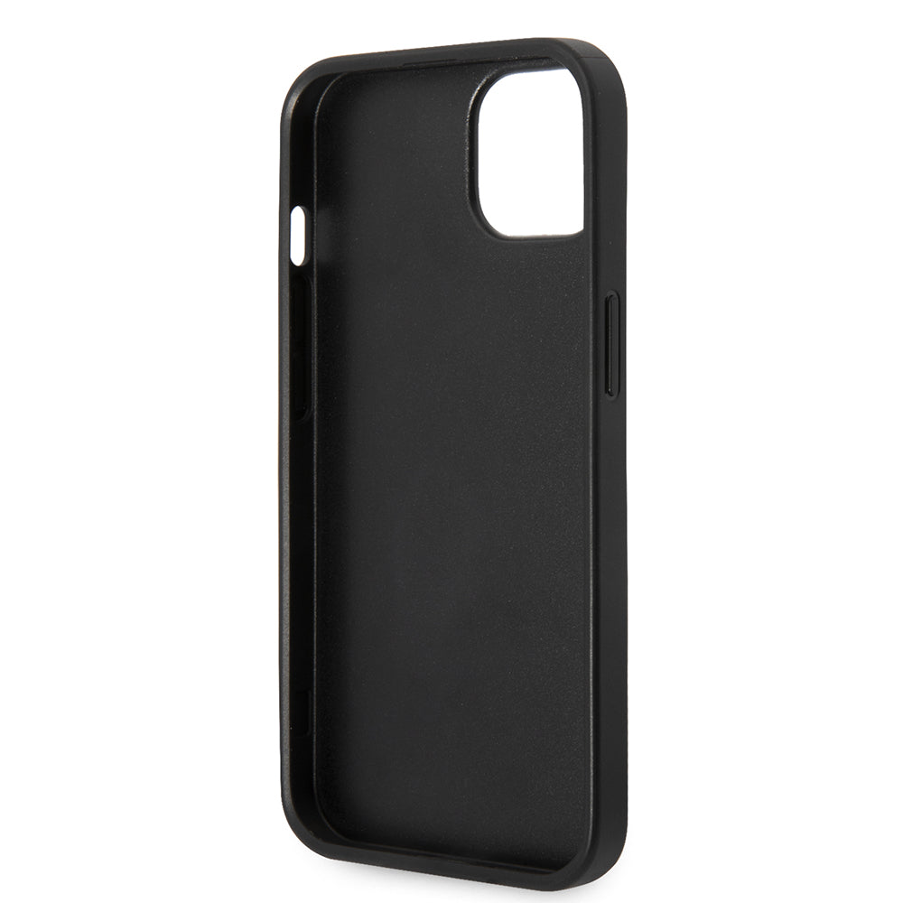 Husa de protectie Karl Lagerfeld Saffiano (KLHCP14MSAPKHG) compatibil cu iPhone 14 Plus, Argintiu Karl`S Head
