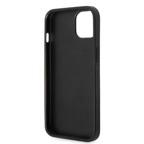 Husa de protectie Karl Lagerfeld Saffiano (KLHCP14MSAPKHG) compatibil cu iPhone 14 Plus, Argintiu Karl`S Head