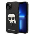 Husa de protectie Karl Lagerfeld Saffiano (KLHCP14MSAPKHK) compatibil cu iPhone 14 Plus, Karl`s Head