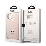 Husa de protectie Karl Lagerfeld Silicone (KLHCP14MSLCTPI) compatibil cu iPhone 14 Plus, Roz Choupette Body