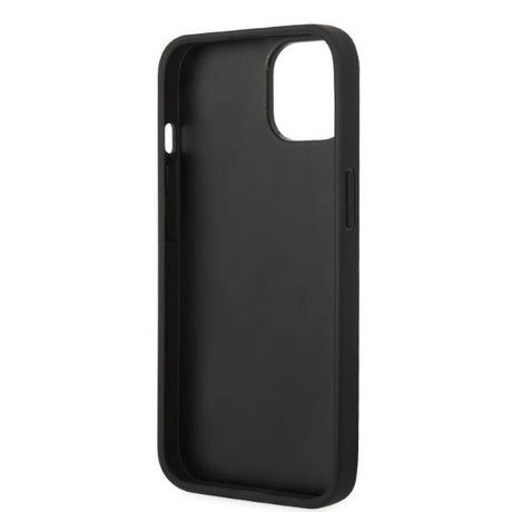 Husa de protectie Karl Lagerfeld Hardcase Glitter (KLHCP14MG2CPS) compatibil cu iPhone 14 Plus, Argintiu Choupette Patch