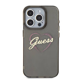 Husa de protectie Guess Hardcase IML Heart (GUHCP16XHCHGSPK) compatibil cu iPhone 16 Pro Max, Negru