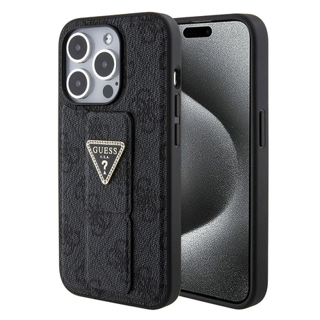 Husă Guess pentru iPhone 15 Pro, neagră