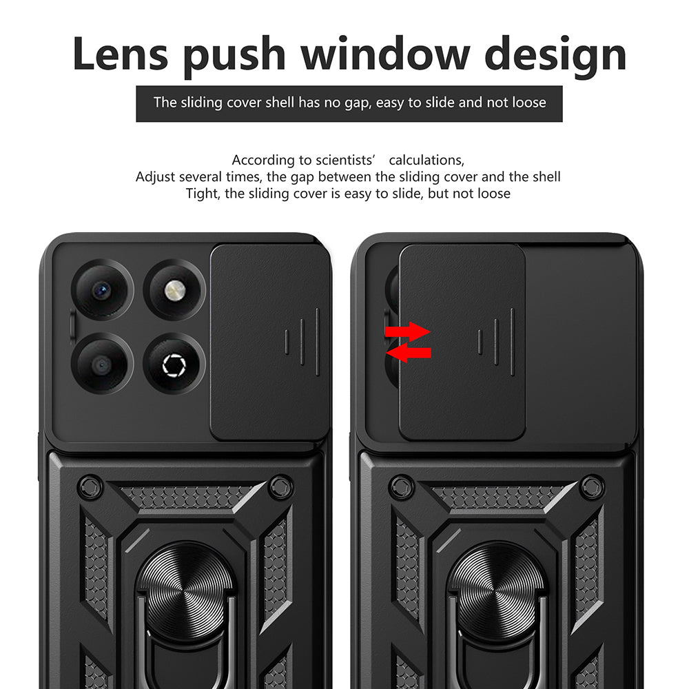 Husa de protectie Techsuit CamShield Series compatibil cu Honor X6b, Negru