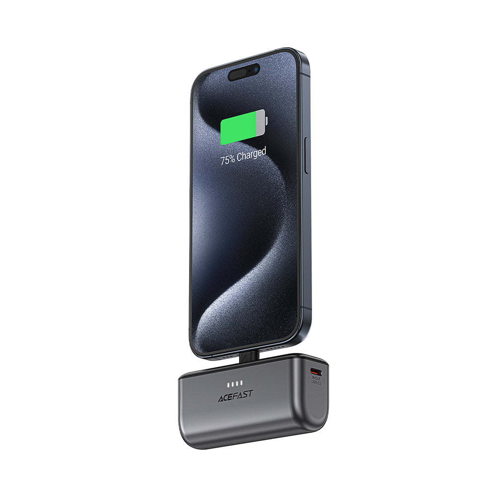 Baterie externa Acefast M9-5000, 5000mAh, 2x Type-C, PD20W, Negru