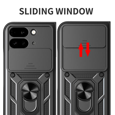 Husa de protectie Techsuit CamShield Series compatibil cu Google Pixel 9 Pro Fold, Roz Auriu