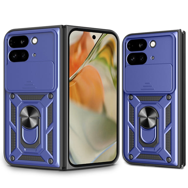 Husa de protectie Techsuit CamShield Series compatibil cu Google Pixel 9 Pro Fold, Albastru