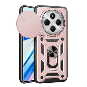 Husa de protectie Techsuit CamShield Series compatibil cu Xiaomi Redmi 14C / Poco C75, Roz Auriu