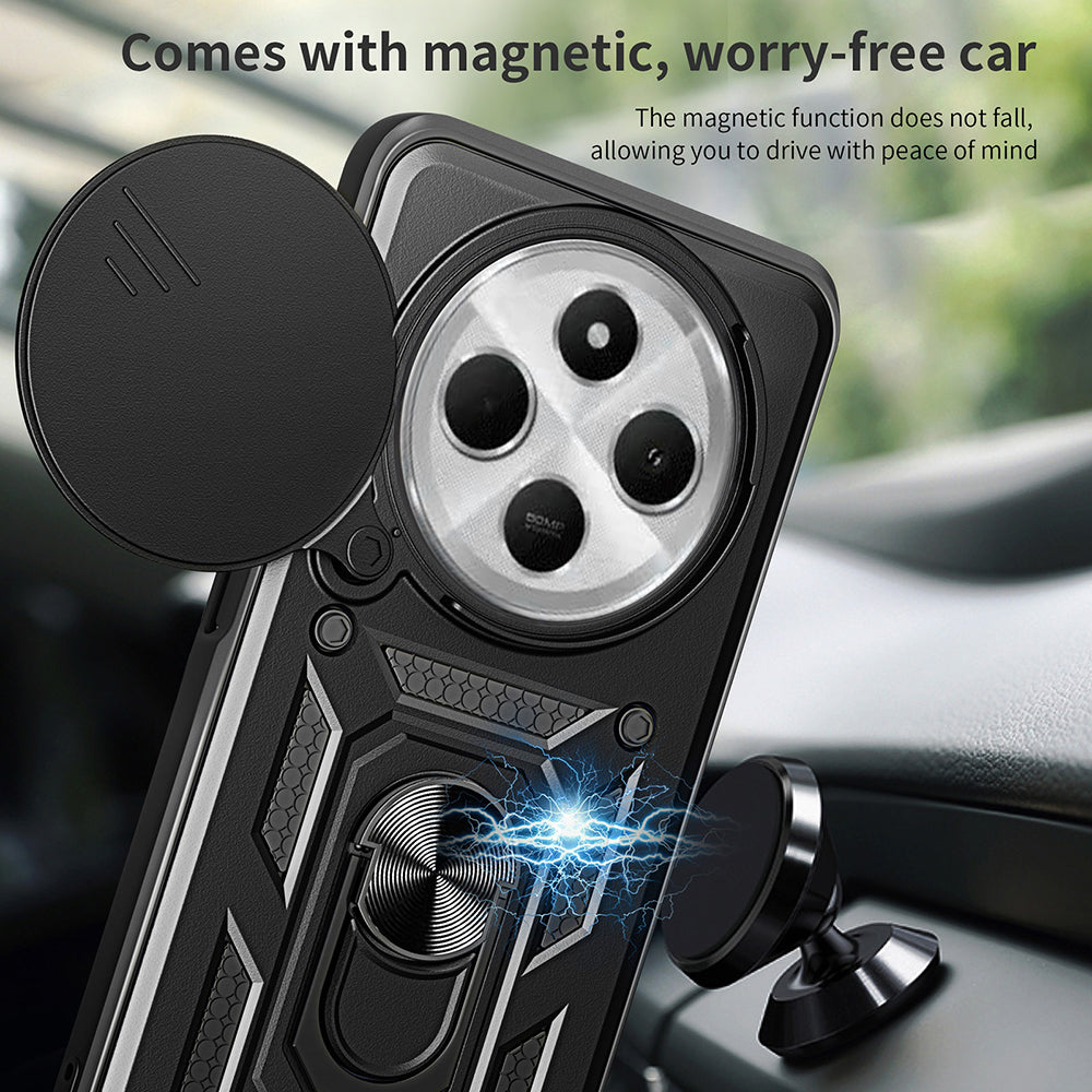 Husa de protectie Techsuit CamShield Series compatibil cu Xiaomi Redmi 14C / Poco C75, Roz Auriu