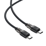 Cablu Acefast (C10-03), Type-C to Type-C, 60W, High-Speed Charging, 1.2m, Negru