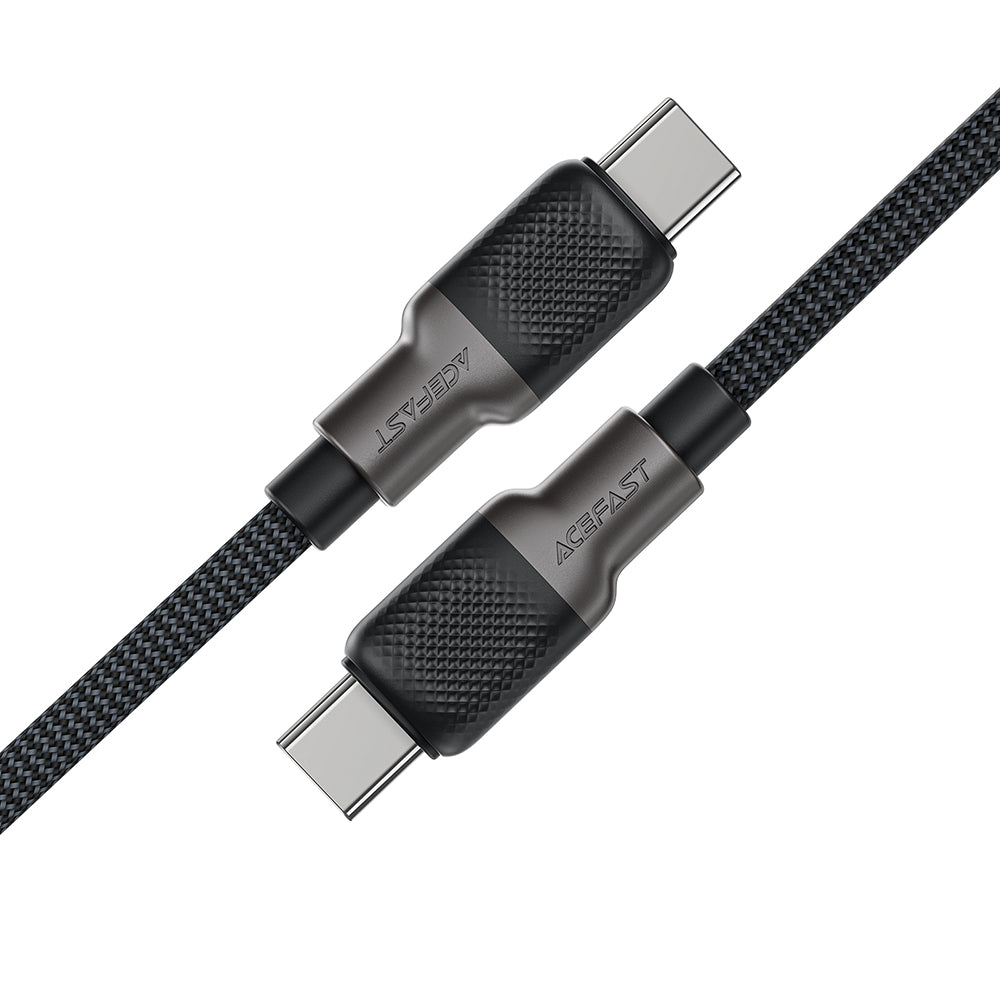 Cablu Acefast (C10-03), Type-C to Type-C, 60W, High-Speed Charging, 1.2m, Negru