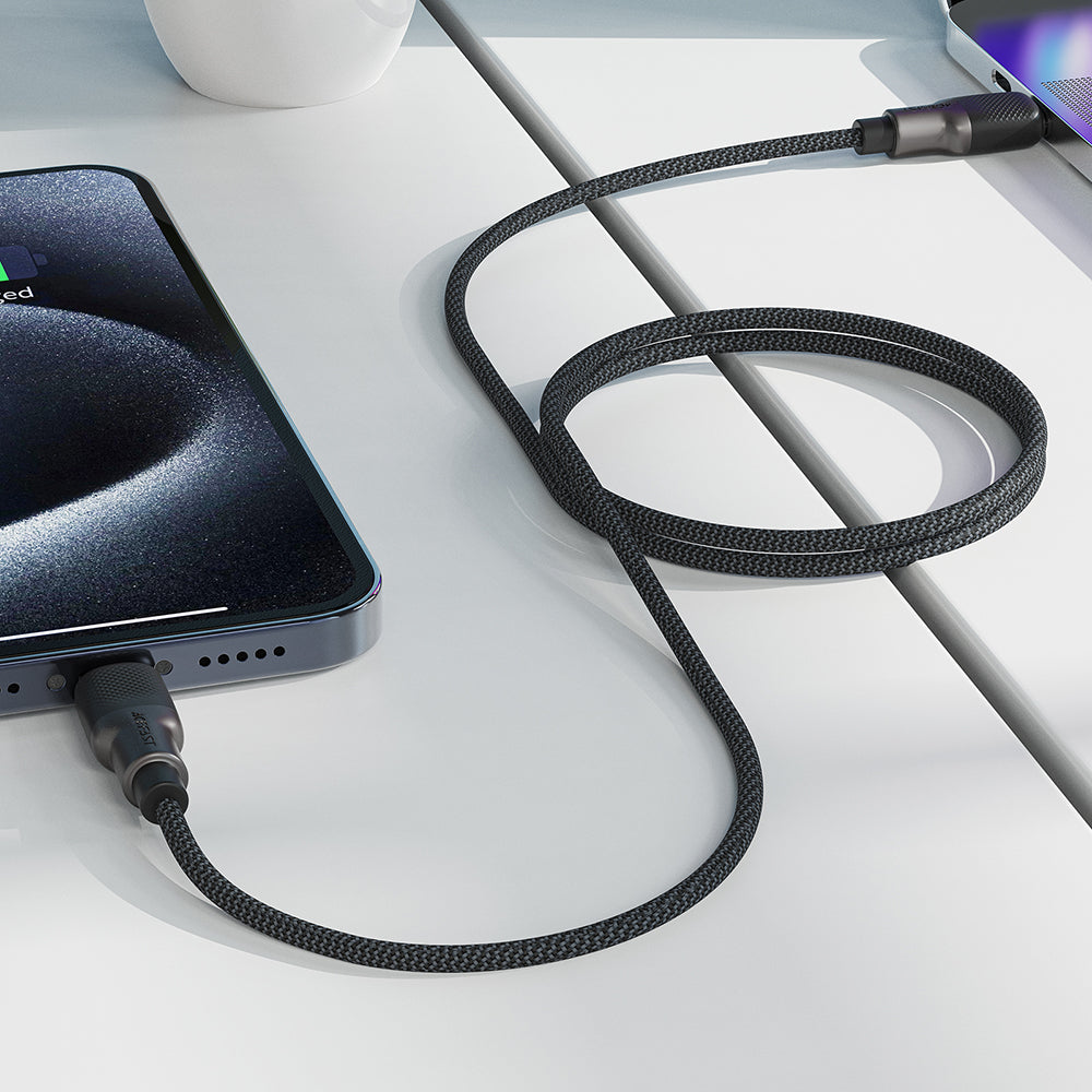 Cablu Acefast (C10-03), Type-C to Type-C, 60W, High-Speed Charging, 1.2m, Negru