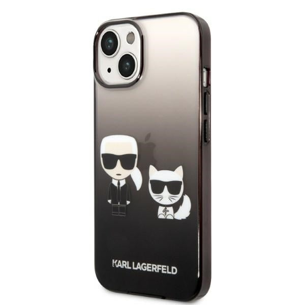 Husa de protectie Karl Lagerfeld Hardcase (KLHCP14MTGKCK) compatibil cu iPhone 14 Plus, Gradient Ikonik Karl&Choupette