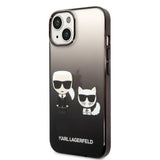 Husa de protectie Karl Lagerfeld Hardcase (KLHCP14MTGKCK) compatibil cu iPhone 14 Plus, Gradient Ikonik Karl&Choupette