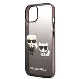 Husa de protectie Karl Lagerfeld Hardcase (KLHCP14MTGKCK) compatibil cu iPhone 14 Plus, Gradient Ikonik Karl&Choupette