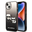 Husa de protectie Karl Lagerfeld Hardcase (KLHCP14MTGKCK) compatibil cu iPhone 14 Plus, Gradient Ikonik Karl&Choupette