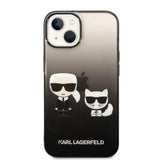 Husa de protectie Karl Lagerfeld Hardcase (KLHCP14MTGKCK) compatibil cu iPhone 14 Plus, Gradient Ikonik Karl&Choupette