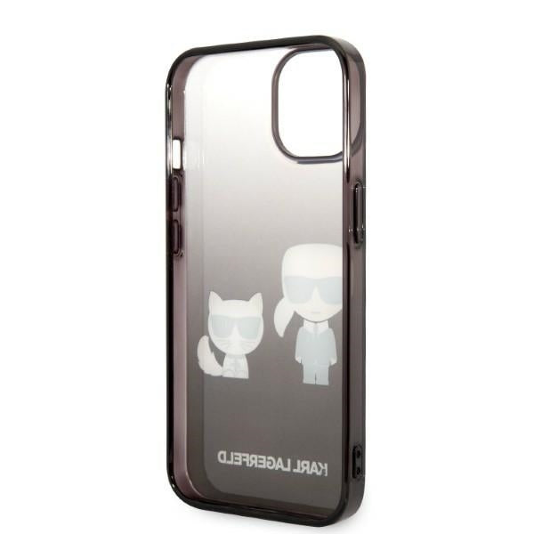 Husa de protectie Karl Lagerfeld Hardcase (KLHCP14MTGKCK) compatibil cu iPhone 14 Plus, Gradient Ikonik Karl&Choupette