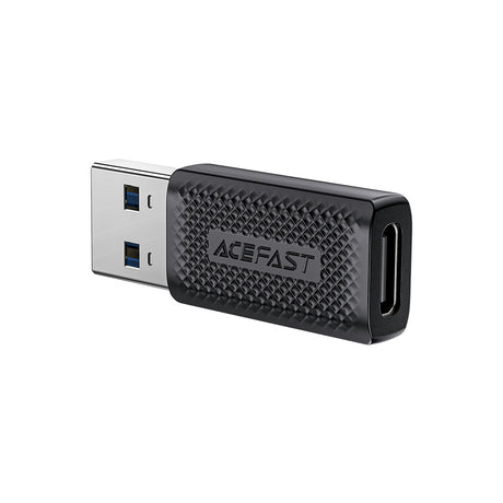 Adaptor Acefast Adapter (J2), Type-C to USB 3.0, Fast Charging, Data Transmission, 5Gbps, Negru