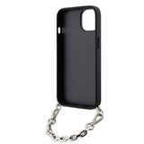Husa de protectie Karl Lagerfeld Saffiano Monogram Chain (KLHCP14SSACKLHPK) compatibil cu iPhone 14, Negru