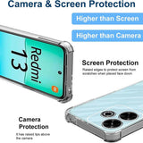 Husa de protectie Techsuit Shockproof Clear Silicone compatibil cu Xiaomi Redmi 13 / Poco M6 4G, Transparent