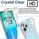 Husa de protectie Techsuit Shockproof Clear Silicone compatibil cu Xiaomi Redmi 13 / Poco M6 4G, Transparent