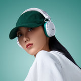 Casti Acefast Wireless Headset (H7), Type-C, Bluetooth 5.4, Active Noise Reduction, IP54, 500mAh, Hi-Fi Sound, Alb Perlat