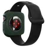 Husa de protectie smartwatch Spigen Caseology Vault compatibil cu Apple Watch 10 46mm / Watch 11 46mm, Bleumarin Green