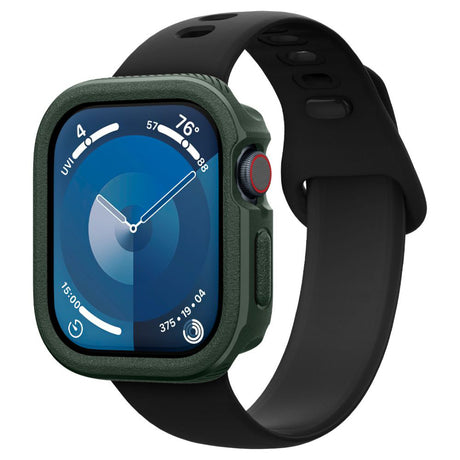 Husa de protectie smartwatch Spigen Caseology Vault compatibil cu Apple Watch 10 46mm / Watch 11 46mm, Bleumarin Green