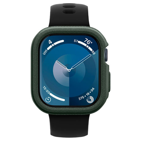 Husa de protectie smartwatch Spigen Caseology Vault compatibil cu Apple Watch 10 46mm / Watch 11 46mm, Bleumarin Green