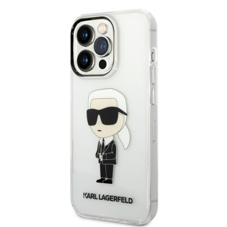 Husa de protectie Karl Lagerfeld compatibil cu iPhone 14 Pro Max, Transparent