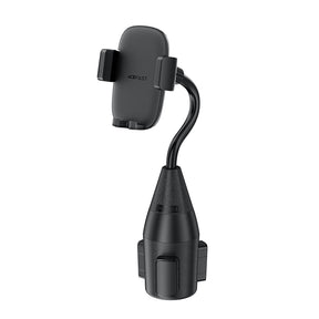 Suport Acefast (D24), for Cup Holder, 360° Rotation, Multi-angle Adjustment, Safety Lock, for Phone 4.5-6.7", Negru